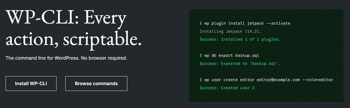 wp-cli